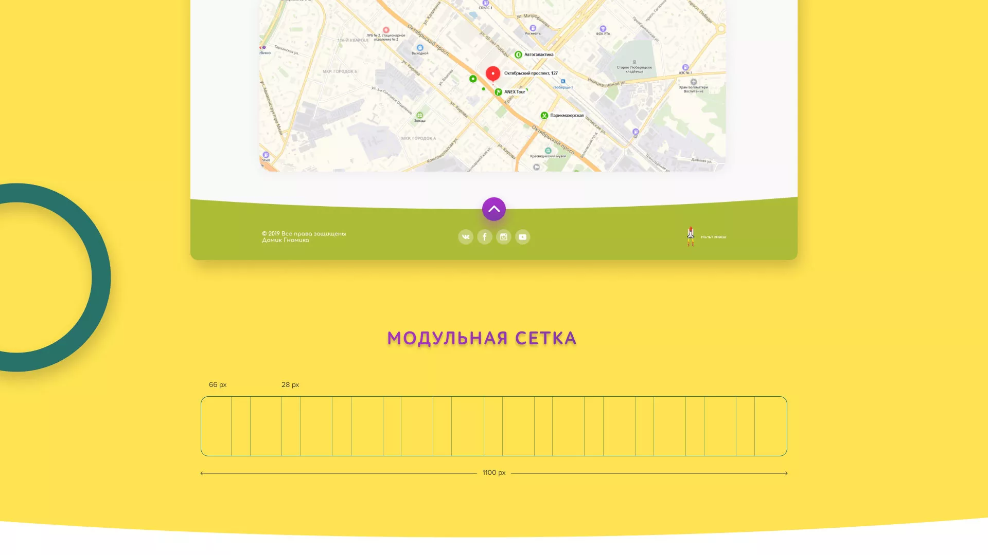 Разработка сайта детского активити-клуба «Домик гномика» в Городце