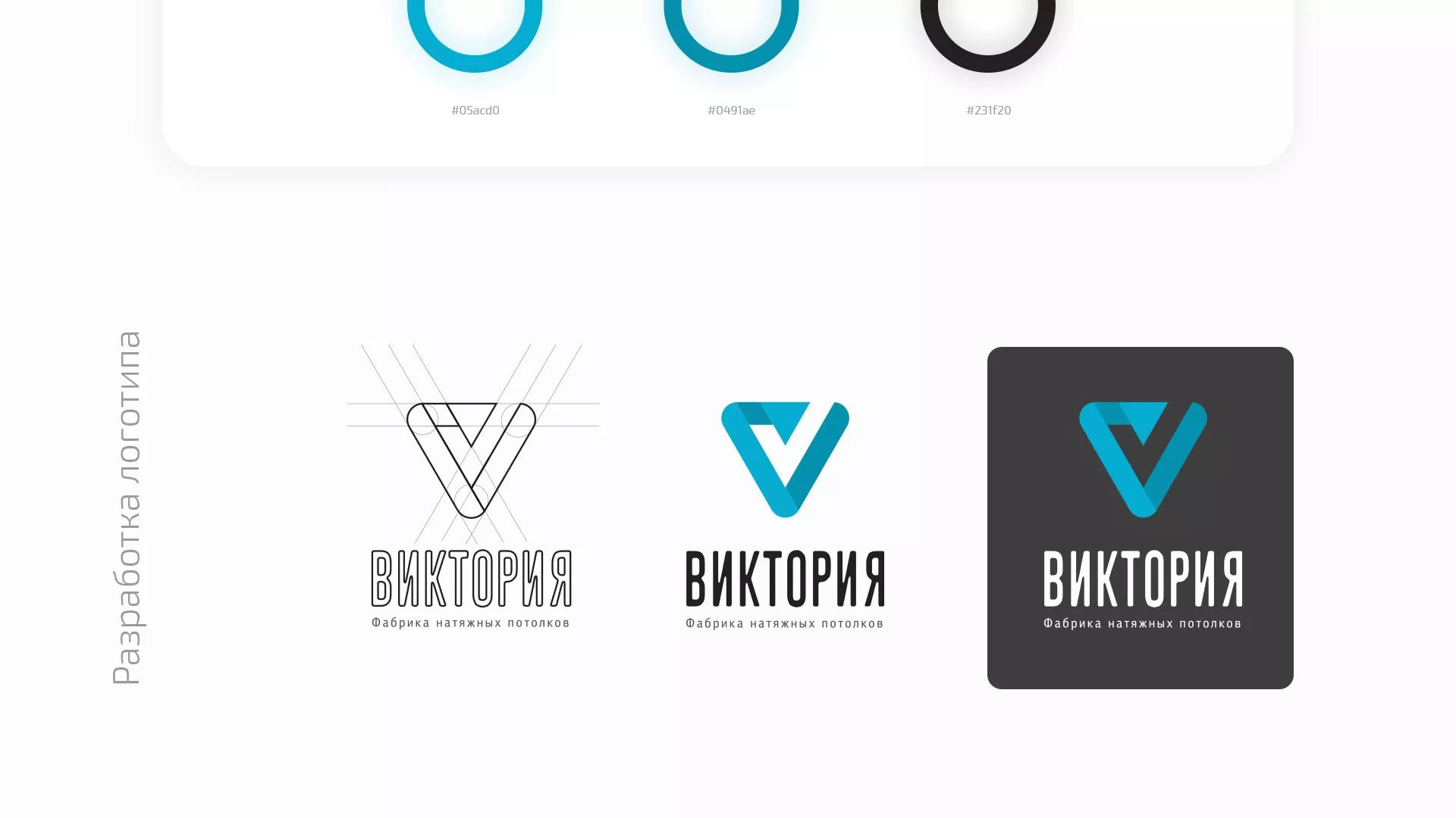 Разработка фирменного стиля компании по продаже и установке натяжных потолков в Городце